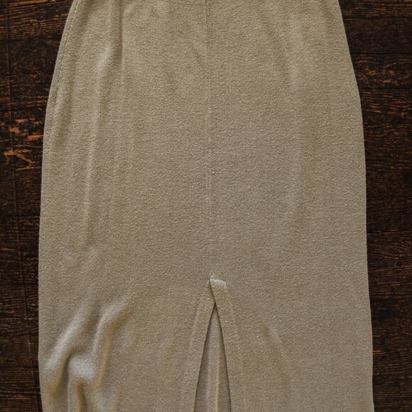 Sigrid Olsen Sport Silk & Wool Blend Vintage Knit Maxi Skirt - Picture 5 of 9